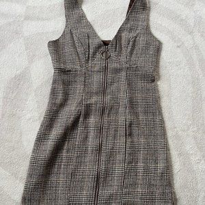 SHEIN PLAID MINI DRESS